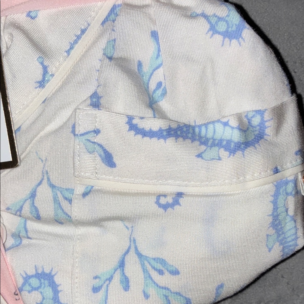 Victoria's Secret White and Blue Seahorse Pajama Set - Picture 3 of 7